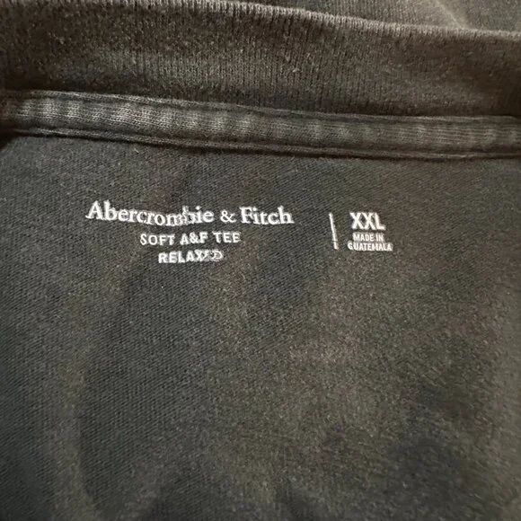 Miller High Life Distressed Abercrombie Fitch Men's Black T Shirt 2XL XXL - Picture 2 of 3